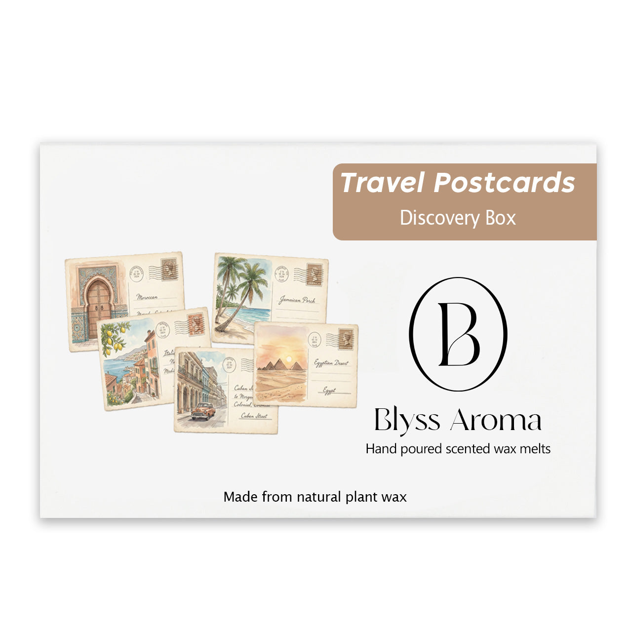 Travel Postcard Discovery Box